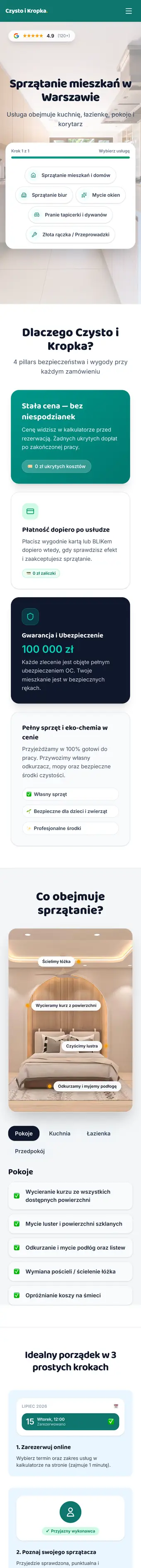 Strona CleanWarszawa